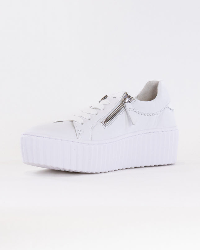 Gabor 43.200.21 Platform Sneaker (Women's) - White/Ice