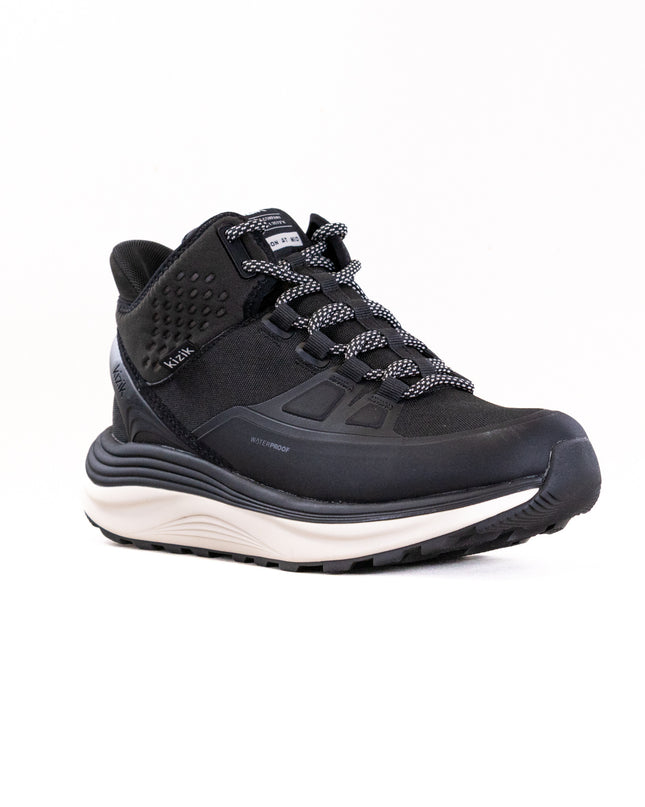 Kizik London AT Mid Waterproof (Women's) - Black/Whitecap Grey