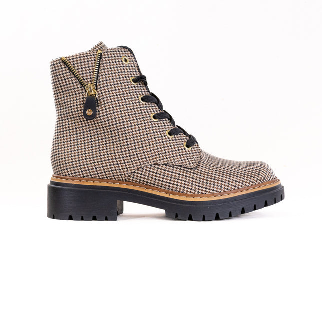 Rieker 72617 Pearl (Women's) - Beige/Schwarz