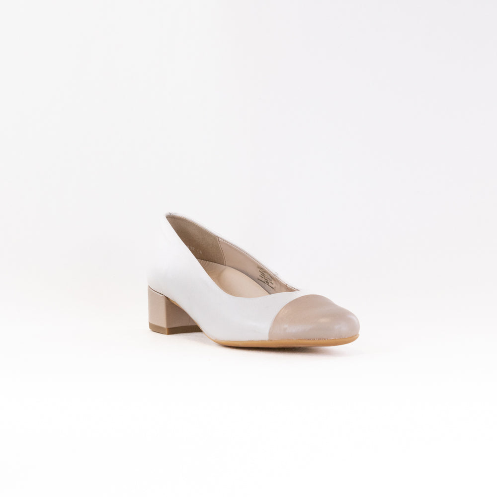 Ara Nanette (Women's) - Cream Calf/Sand Calf Toe