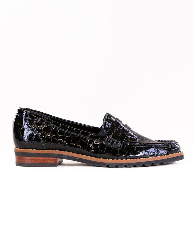 Ros Hommerson Winnie 2 (Women's) - Black Croco Patent