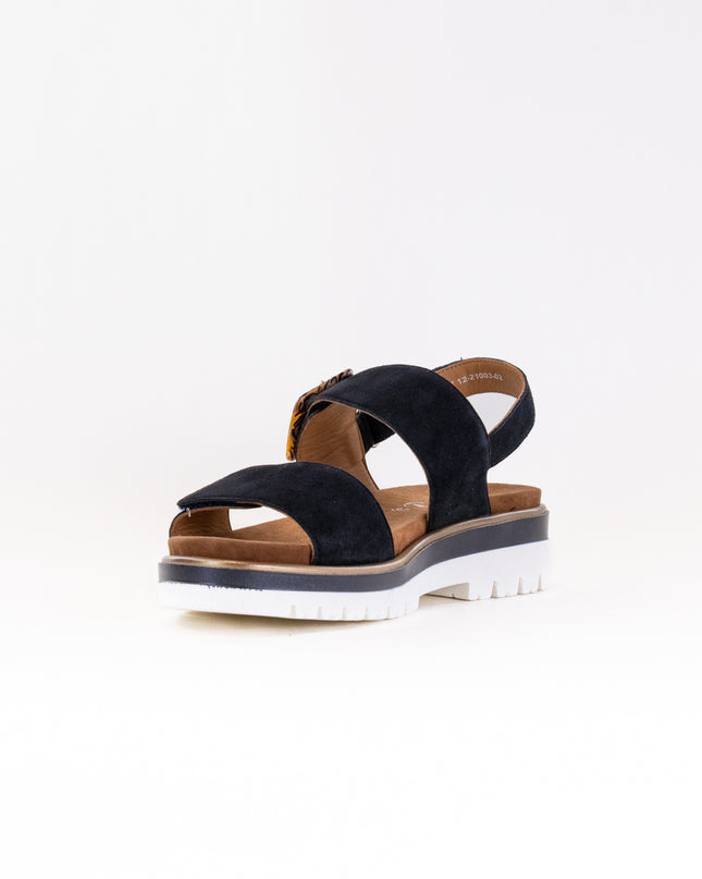 Ara Marbella Women's Triple Adjustable Sandal (Women's) - Navy Kid Suede