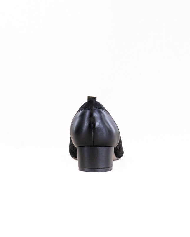 Ros Hommerson Hester (Women's) - Black Knit Black Leather