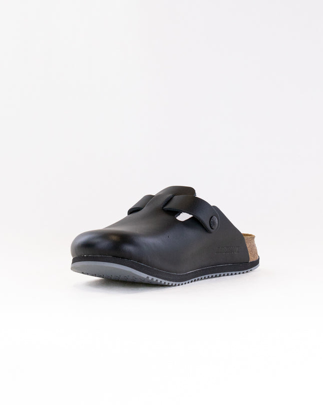 Birkenstock Boston Super Grip (Unisex) - Black