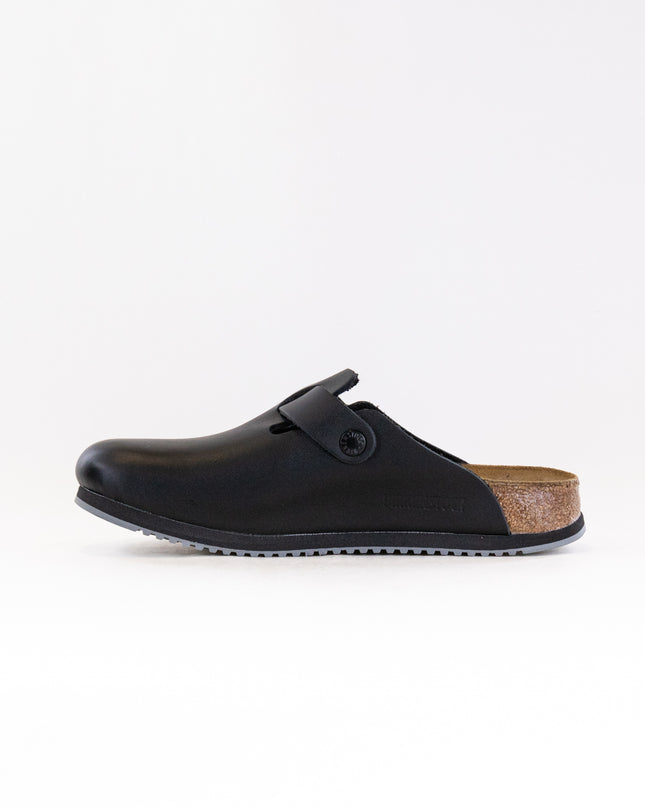 Birkenstock Boston Super Grip (Unisex) - Black