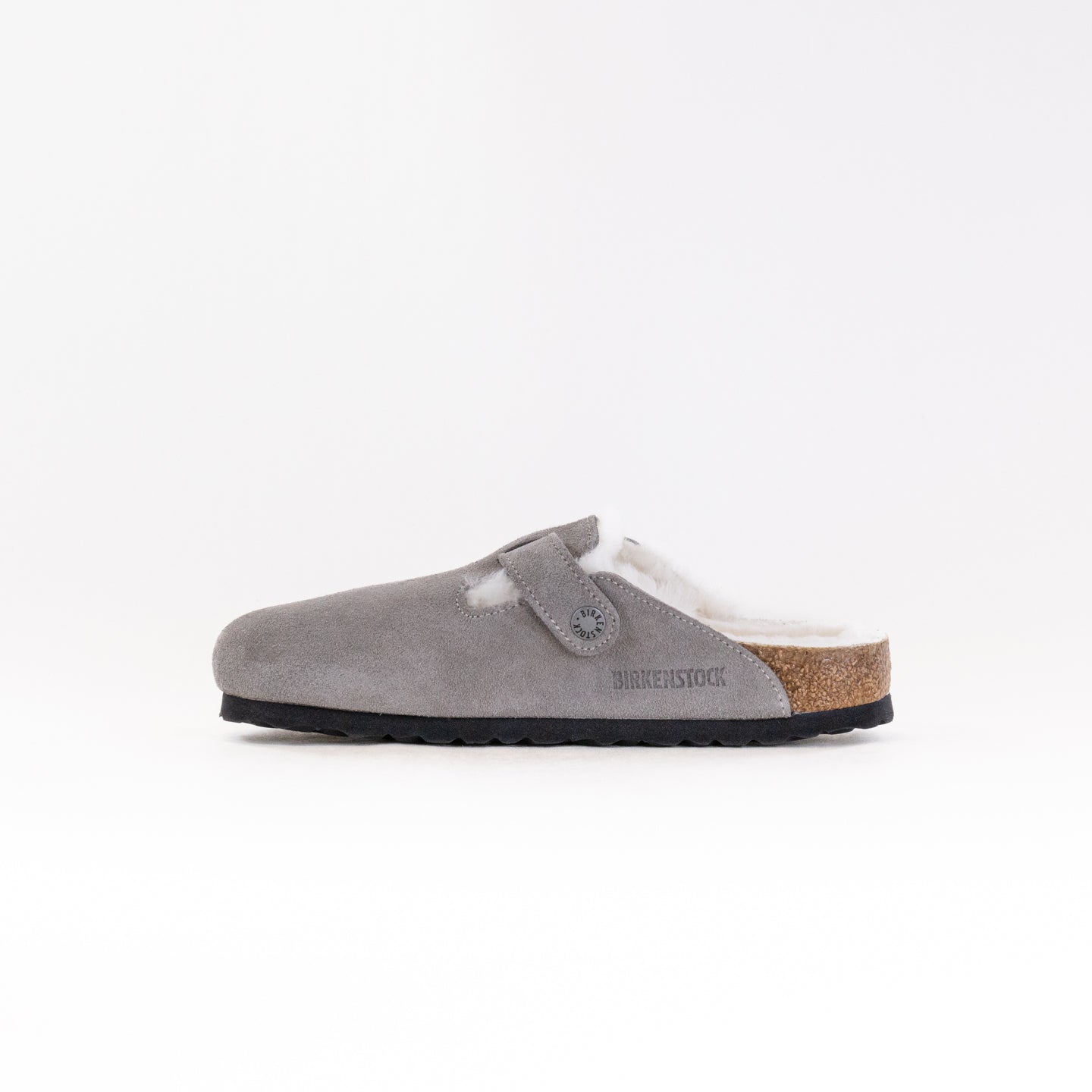 Birkenstock Boston Shearling Narrow (Women's) - Stone Coin