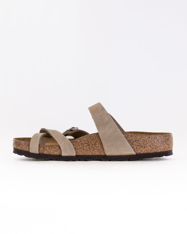 Birkenstock Mayari Oiled Leather (Women's) - Tobacco Brown