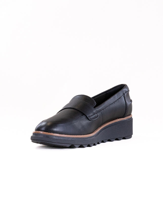 Clarks Sharon Gracie (Women's) - Black Soft