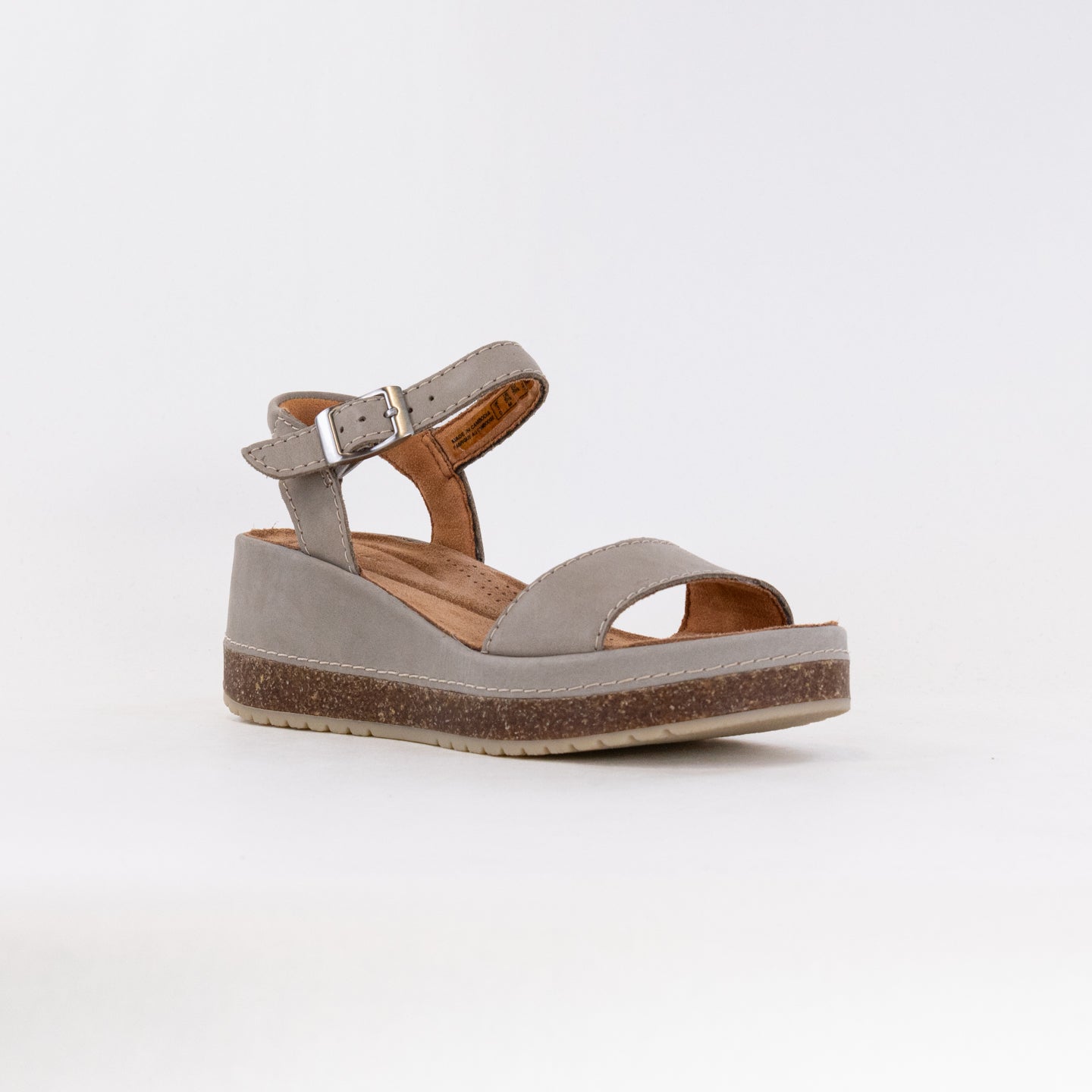 Sandalia Cuña con Tiras Cruzadas - Clarks Kassanda Step Sandalia Cuña con Tiras Cruzadas - Clarks Kassanda Step