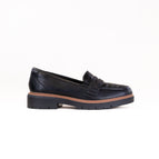 6 / BLACK LEATHER / MEDIUM
