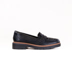 6 / BLACK LEATHER / MEDIUM