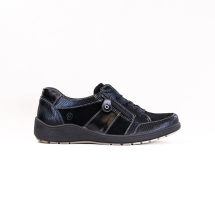 Suave Porto Lace Up (Women's) - Black/Black/Black