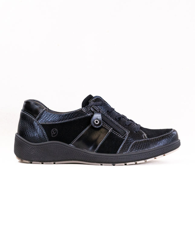 Suave Porto Lace Up (Women's) - Black/Black/Black
