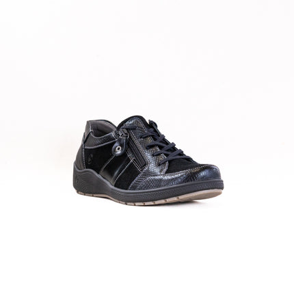 Suave Porto Lace Up (Women's) - Black/Black/Black