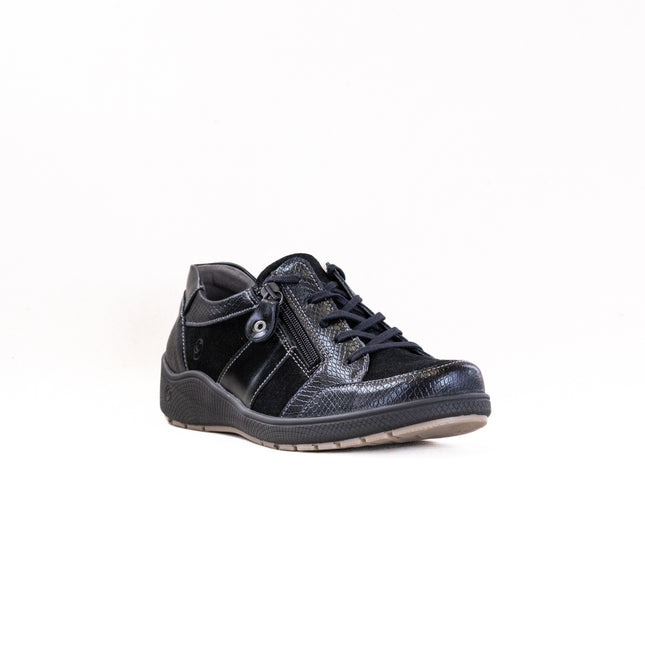 Suave Porto Lace Up (Women's) - Black/Black/Black
