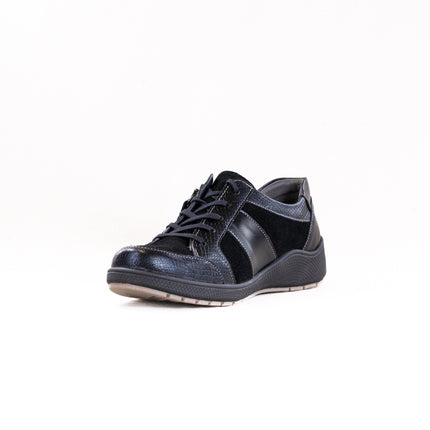 Suave Porto Lace Up (Women's) - Black/Black/Black