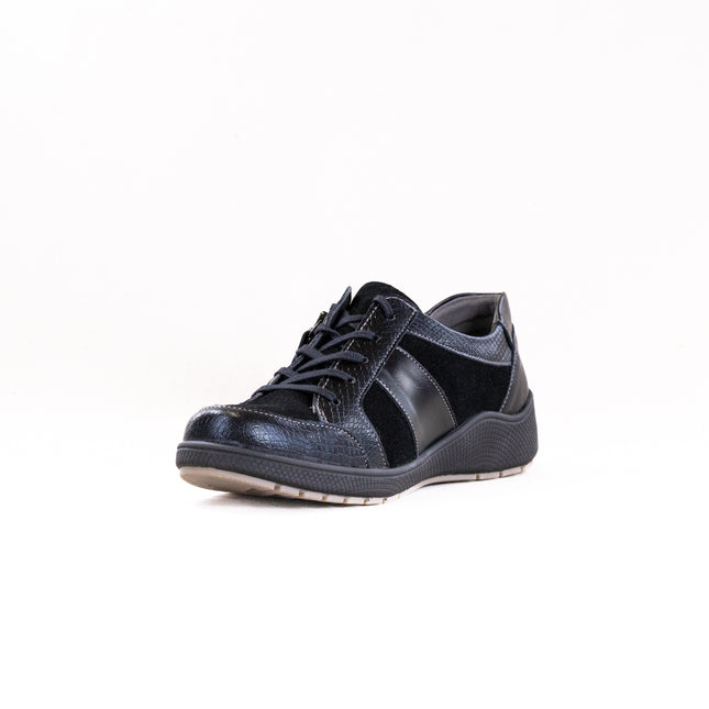 Suave Porto Lace Up (Women's) - Black/Black/Black