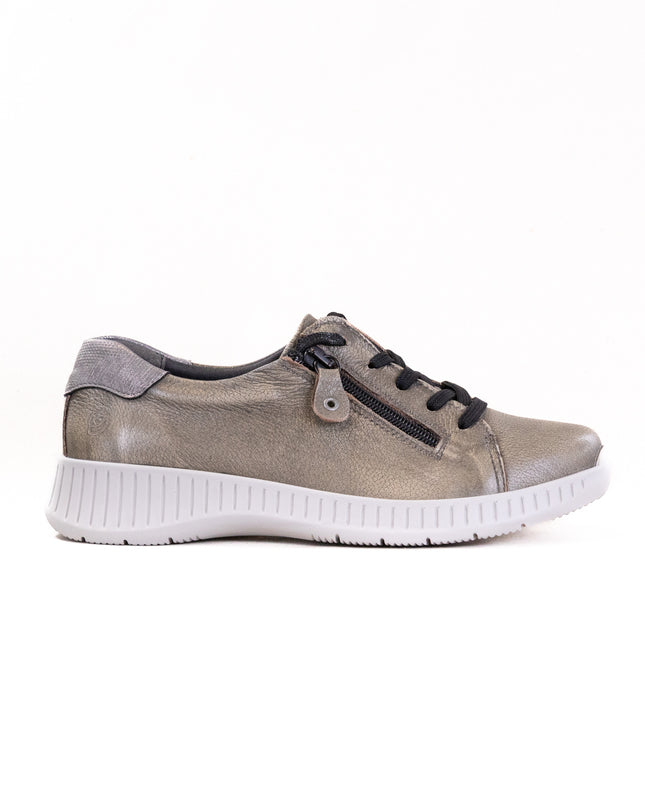 Suave Geneve Lace Up (Women's) - Barrel/Silvery