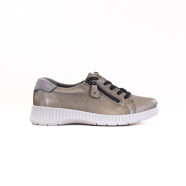 Suave Geneve Lace Up (Women's) - Barrel/Silvery