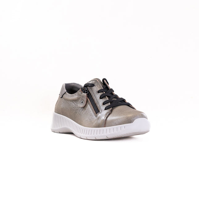 Suave Geneve Lace Up (Women's) - Barrel/Silvery