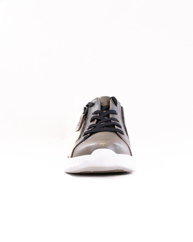 Suave Geneve Lace Up (Women's) - Barrel/Silvery