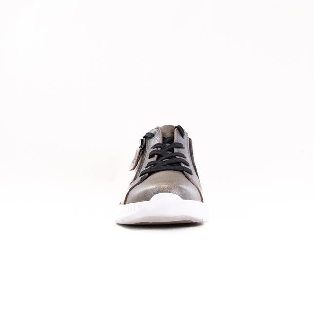 Suave Geneve Lace Up (Women's) - Barrel/Silvery
