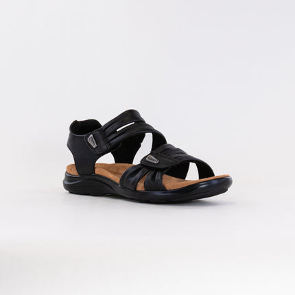 Clarks Kilty Ave (Women's) - Black Leather