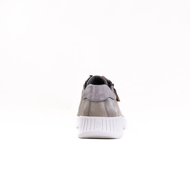 Suave Geneve Lace Up (Women's) - Barrel/Silvery