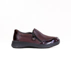 36 / MEDIUM/WIDE / BURGUNDY/GERBERA