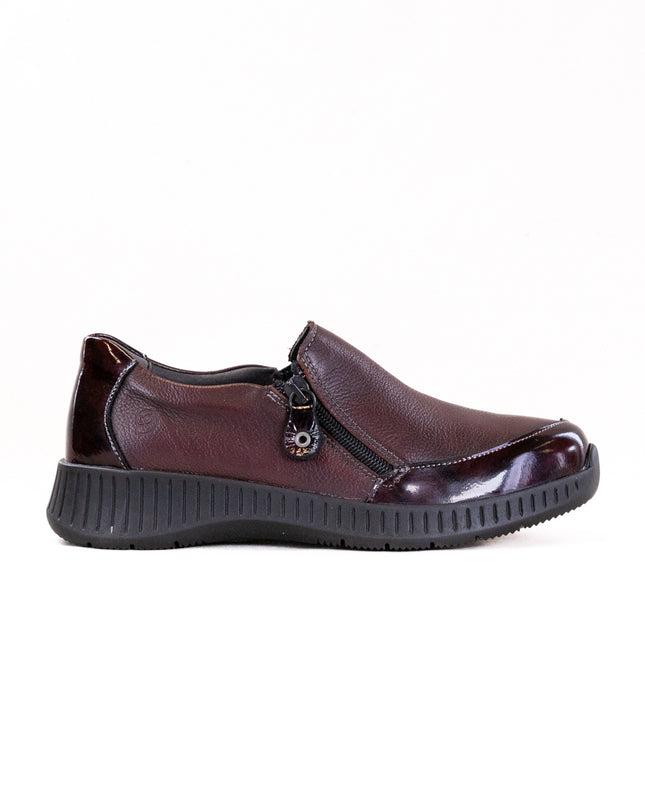Suave Geneve Slip On (Women's) - Burgundy/Gerbera