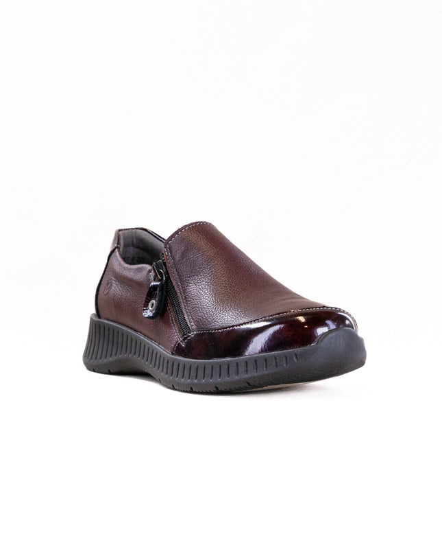 Suave Geneve Slip On (Women's) - Burgundy/Gerbera