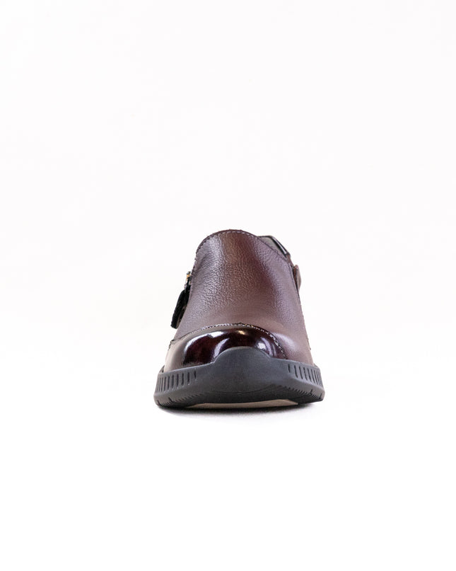Suave Geneve Slip On (Women's) - Burgundy/Gerbera