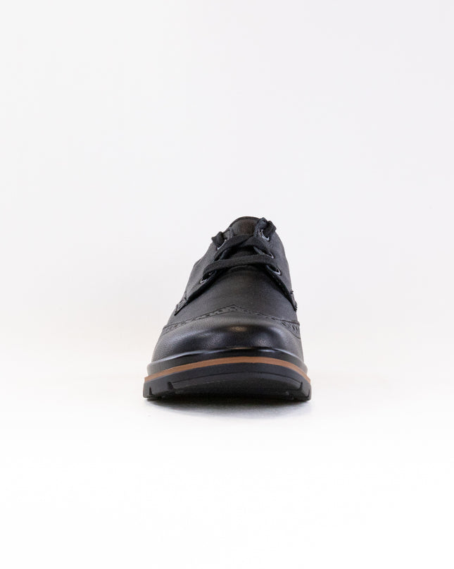 Fidelio Brogue 505102 (Women's) - Black Leather