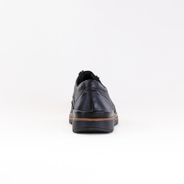 Fidelio Brogue 505102 (Women's) - Black Leather