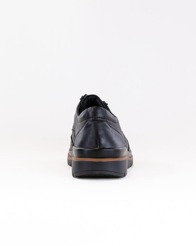 Fidelio Brogue 505102 (Women's) - Black Leather