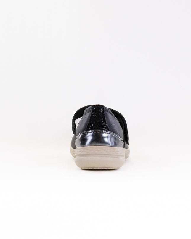 Fidelio Hallux Hi-Energy Mary Jane (Women's) - Black Leather