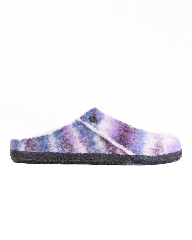 Birkenstock Zermatt Shearling (Women's) - Dyed Stripes Mauve
