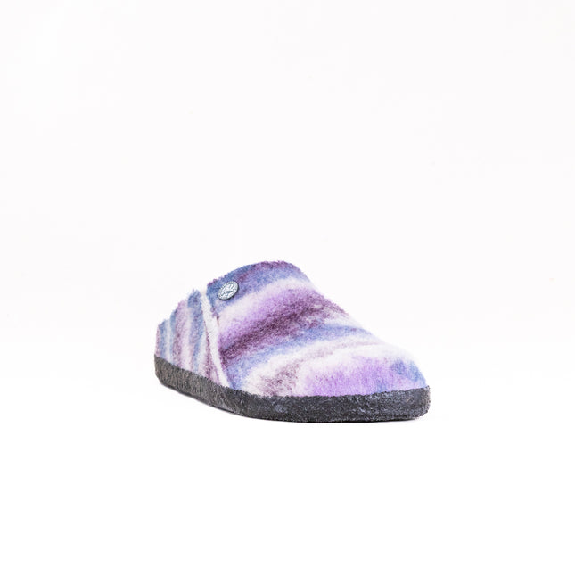 Birkenstock Zermatt Shearling (Women's) - Dyed Stripes Mauve