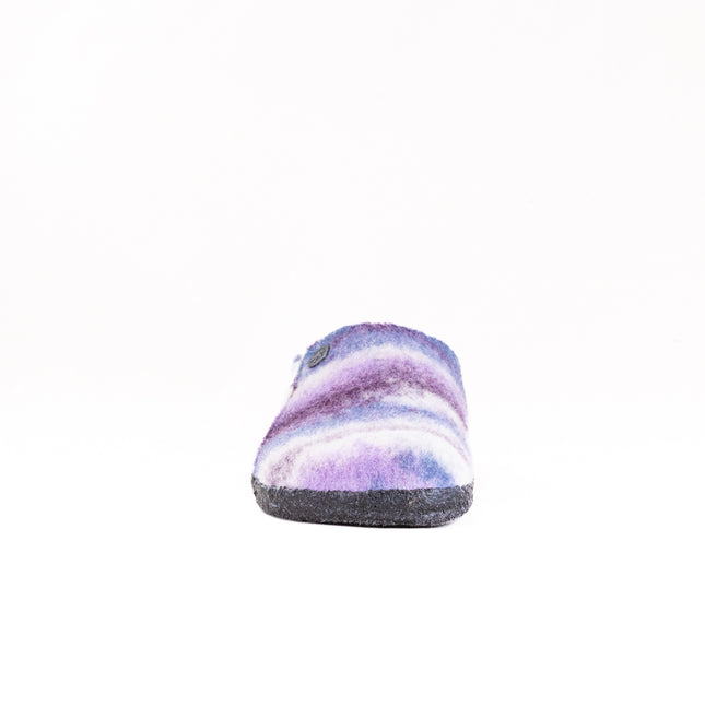 Birkenstock Zermatt Shearling (Women's) - Dyed Stripes Mauve