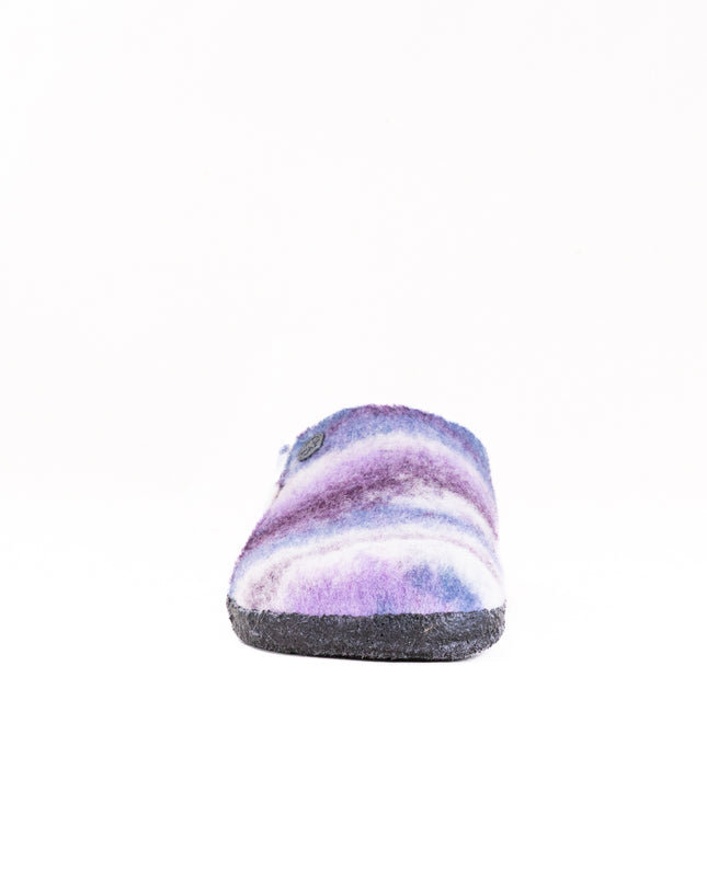 Birkenstock Zermatt Shearling (Women's) - Dyed Stripes Mauve