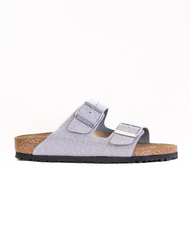 Birkenstock Arizona (Unisex) - Shiny Glitter Silver
