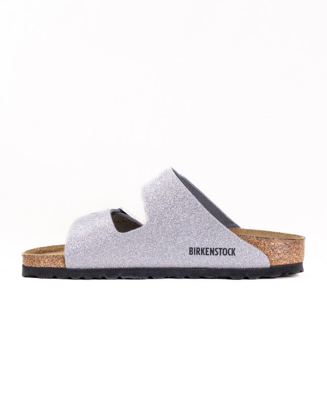 Birkenstock Arizona (Unisex) - Shiny Glitter Silver