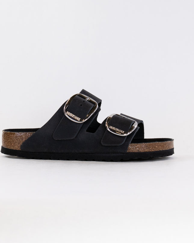 Birkenstock Arizona Big Buckle (Women's) - Black Leather