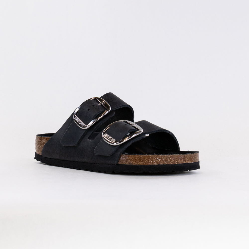 Birkenstock Arizona Big Buckle (Women's) - Black Leather