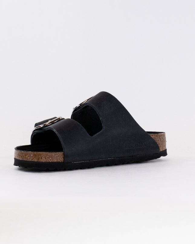 Birkenstock Arizona Big Buckle (Women's) - Black Leather