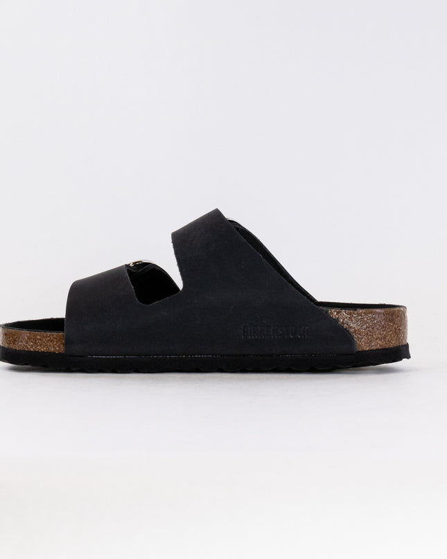 Birkenstock Arizona Big Buckle (Women's) - Black Leather