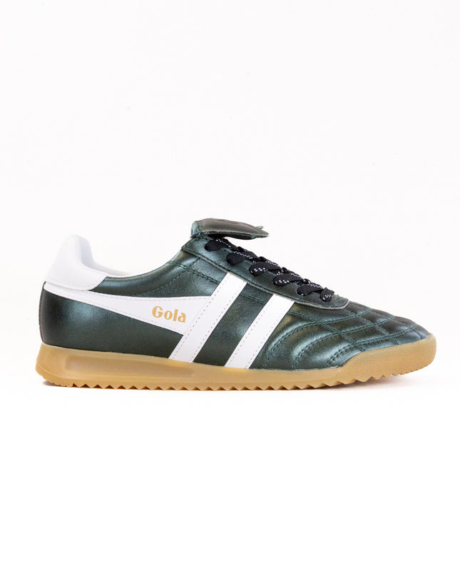 Gola Classics Stadium '86 Sneakers (Women's) - Bottle Green/Off White
