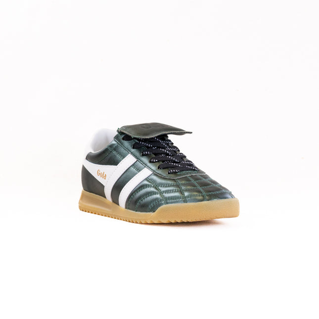 Gola Classics Stadium '86 Sneakers (Women's) - Bottle Green/Off White
