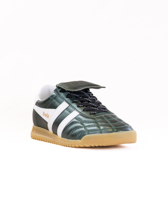 Gola Classics Stadium '86 Sneakers (Women's) - Bottle Green/Off White