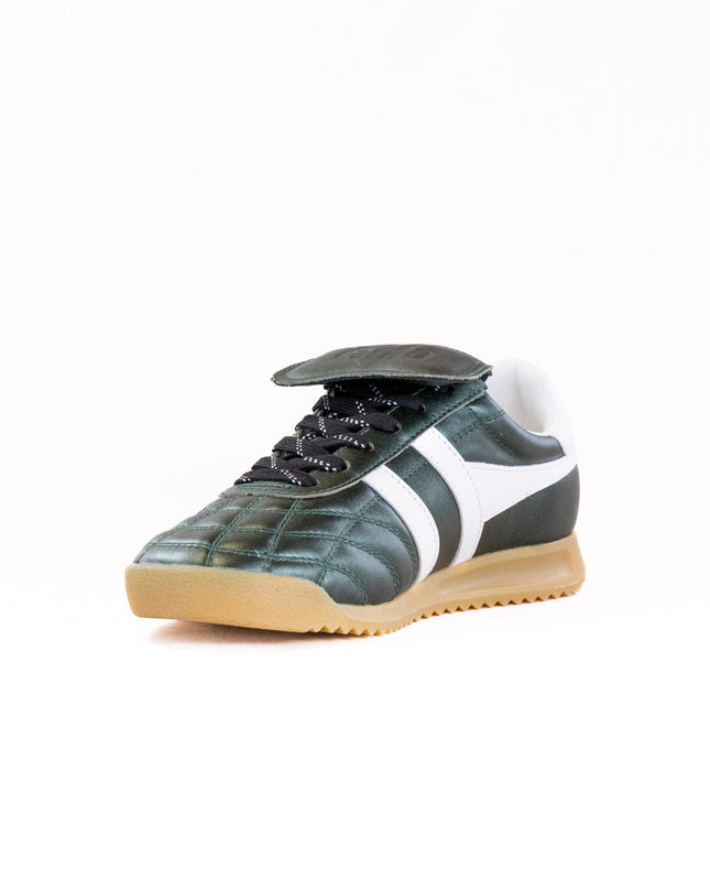 Gola Classics Stadium '86 Sneakers (Women's) - Bottle Green/Off White